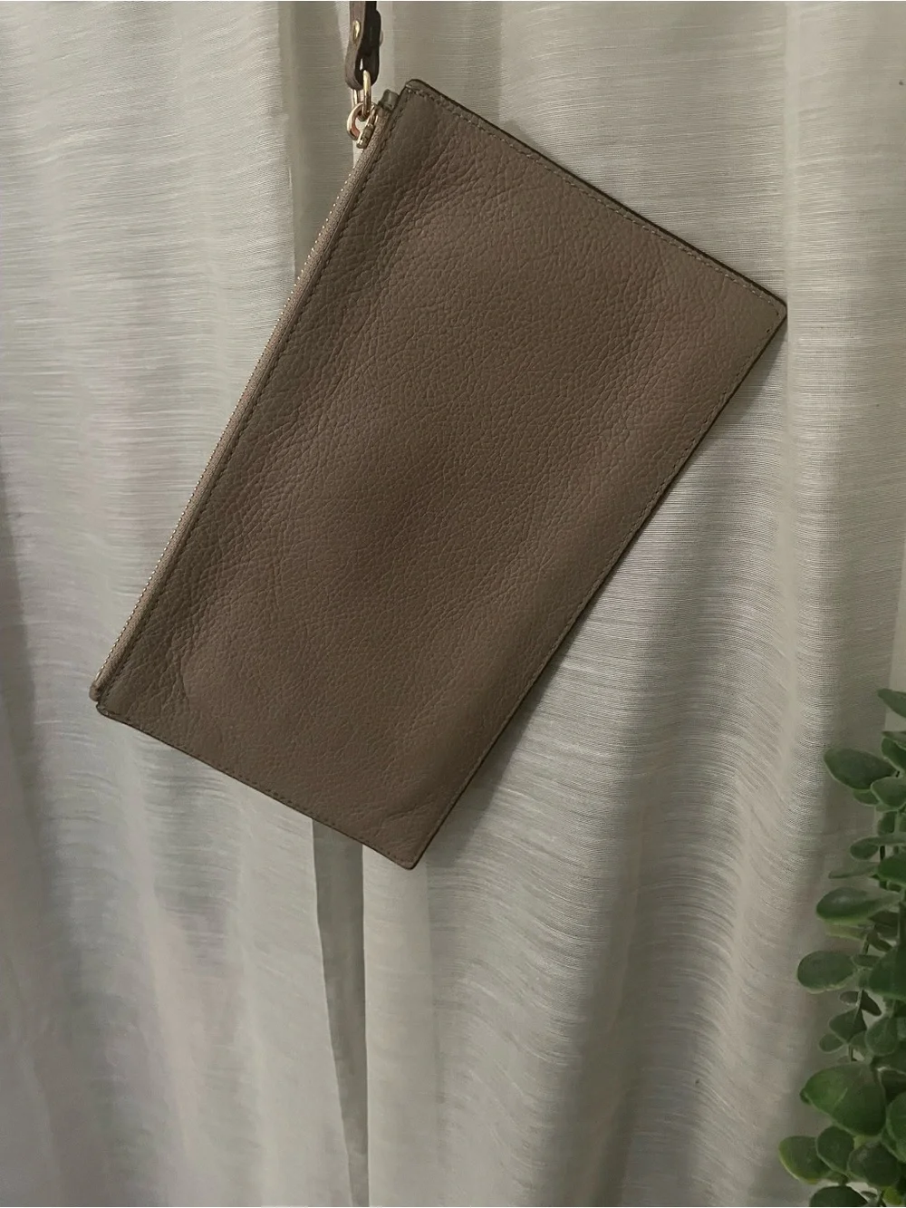 Michael Kors large pebbled Fulton clutch